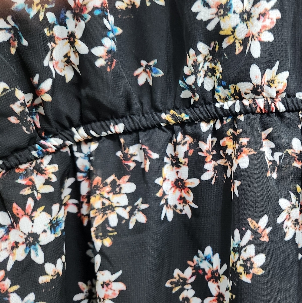 Xhileration Sleeveless Floral Dress - Black - XXL - Picture 6 of 9